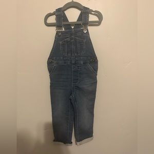 Wonder Nation Girls Denim Overalls